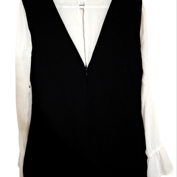 BCBG WHITE BLACK ROMPER - Picture 2 of 4